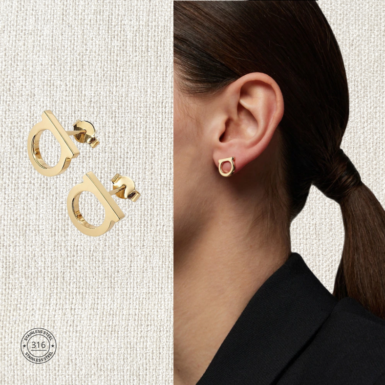 Arete dorado, Acero Inoxidable.